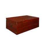 Chinese Vintage Fujian Golden Carving Low Table Cabinet Chest ws2793S