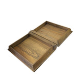 Handmade Solid Wood Book Shape Storage Box Book Jewelry ws2157S