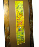 Vintage Hand Embroidery Framed Scenery Wall Decor fs564S