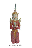Thai pray lady figure statue