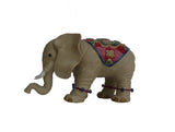 pair ceramic elephant statue