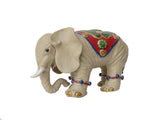 pair ceramic elephant statue