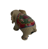 pair ceramic elephant statue