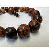 Chinese Huanghuali Rosewood Beads Hand Rosary Praying Bracelet ws2411S