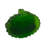 Liuli Glass Crystal Pate-de-verre Green Tara Bodhisattva Statue ws2094S