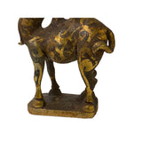 Handmade Chinese Metal Golden Rustic Camel Figure vs109S