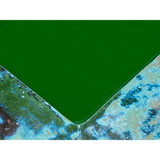Vintage Chinese Turquoise Green Ru Yi Clay Large Square Garden Table cs7281S
