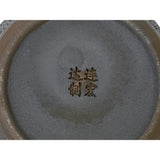 Chinese Jianye Clay Silver Black Glaze Decor Teapot Display Art ws2668S