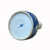 Set of 2 Handmade Chinese Blue and White Porcelain Vases – Oriental Scenery Design ws2039S
