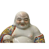 Chinese Canton Mix Ceramic Happy Laughing Buddha Statue ws1603S