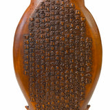 Chinese Brown Guan Yin Tara Bodhisattva Avalokitesvara Wood Statue ws1741S