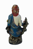  Camphor Wood Immortal of Longevity Statue