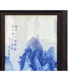 Large Chinese Mountain Water Scenery Porcelain Blue & White Wall Panel Set cs7248S