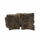 Chinese Distressed Brown Rough Marks Fengshui Pixiu Figure ws1737S