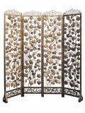 iron gold flower pattern panel