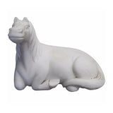 white stone horse statue