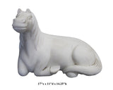Marble horse - Stone horse - White horse
