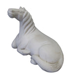 Marble horse - Stone horse - White horse