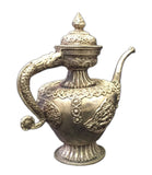 silver statue - teapot - Tibetan jar