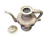 silver statue - teapot - Tibetan jar