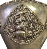 silver statue - teapot - Tibetan jar