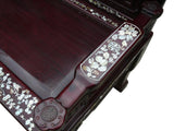 Antique rosewood mother of pearl bench chair