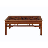 glass top coffee table