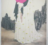 water color scroll painting