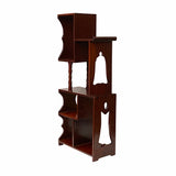 Chinese Brown Stain Rectangular Small Curio Display Stand ws1759S
