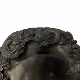 Chinese Oriental Black Color Dimensional Dragon Ink Well Pad Display ws1739S