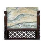 Natural Marble Stone Wall Art Stone Plaque Tile on Display Stand cs6967S