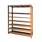 Oversize Huge Display Cabinet Sturdy Natural Wood Grain Versatile Bookcase Room Divider cs6972S
