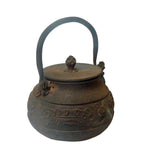 vintage iron teapot