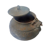 vintage iron teapot