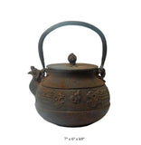vintage iron teapot