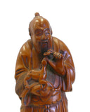 Asian longevity statue