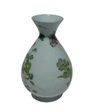 Porcelain White Base Scenery Vase
