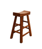 Light Brown Thick Natural Wood Bar Stool s2444S