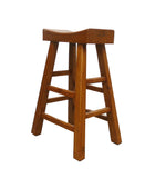 Light Brown Thick Natural Wood Bar Stool s2444S