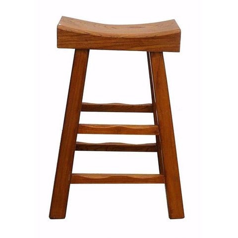 thick wood bar stool
