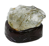 natural crystal gold fish carving