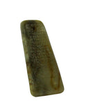 Vintage "A" Shape Jade Stone Ornament with Ru-Yi Carving