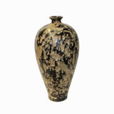Chinese Jizhou Ware Brown Black Pattern Glaze Ceramic Jar Vase ws1568S