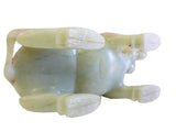 Chinese Jade Stone Carved Rhino Display Figure ss750S