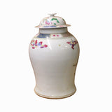 Chinese Distressed White Porcelain Eighteen Arhats Luohan Temple Jar ws1617S