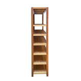Oversize Huge Display Cabinet Sturdy Natural Wood Grain Versatile Bookcase Room Divider cs6972S