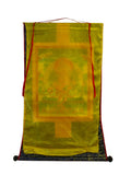 Tibetan Print Fabric Trim Deity Art Wall Scroll Thangka vs536S