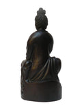 carved wood Quin Yin statue