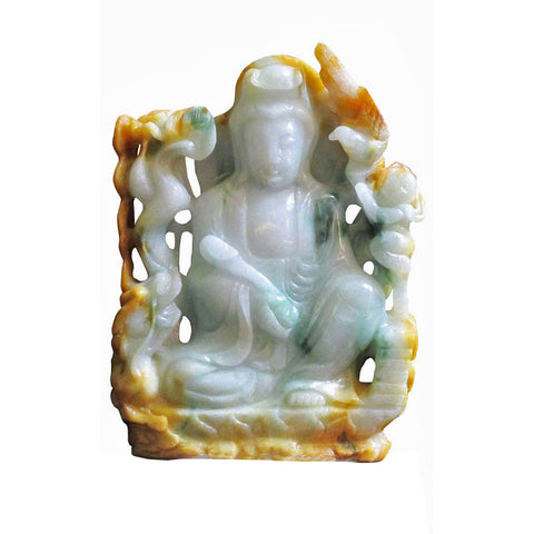 jade Kwan Yin - Bodhisattva -  goddess of mercy - goddess of compassion
