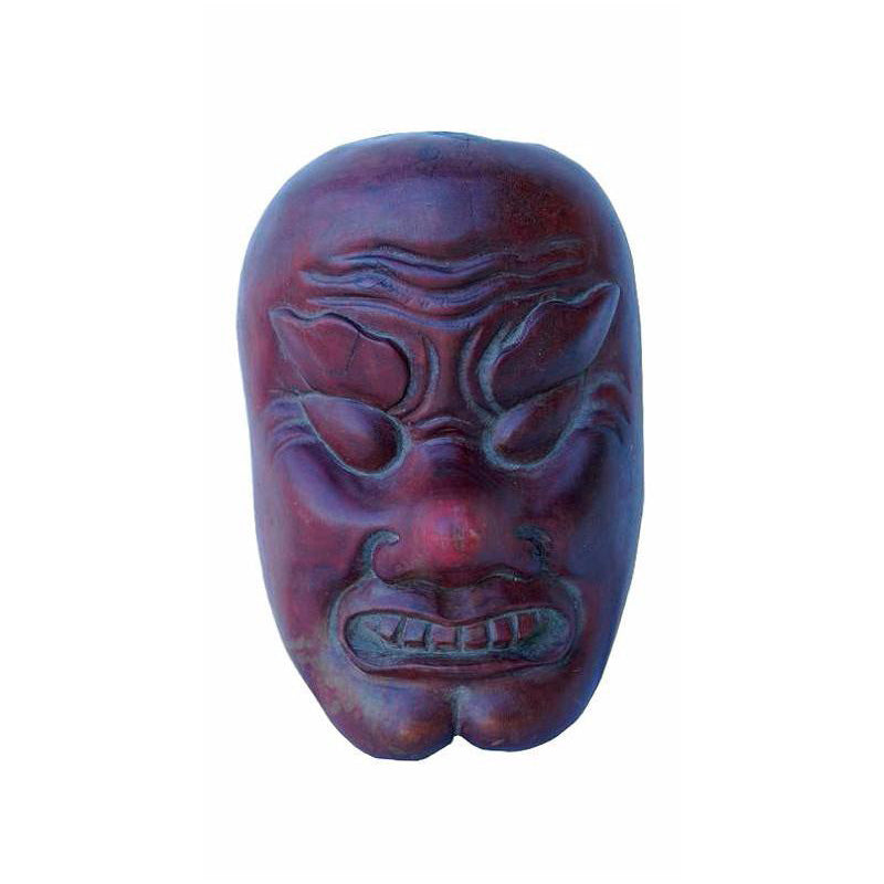 Handcrafted Solid Thick Rosewood Goddess Of Thunder Face Mask w230S
